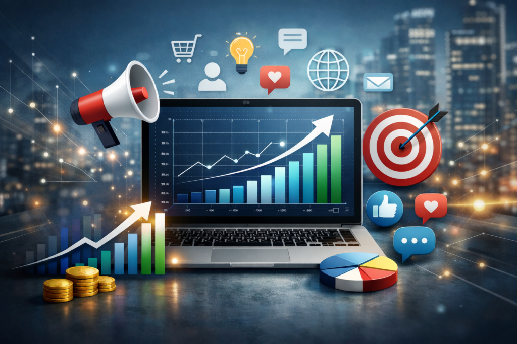 crescimento empresarial através do marketing digital